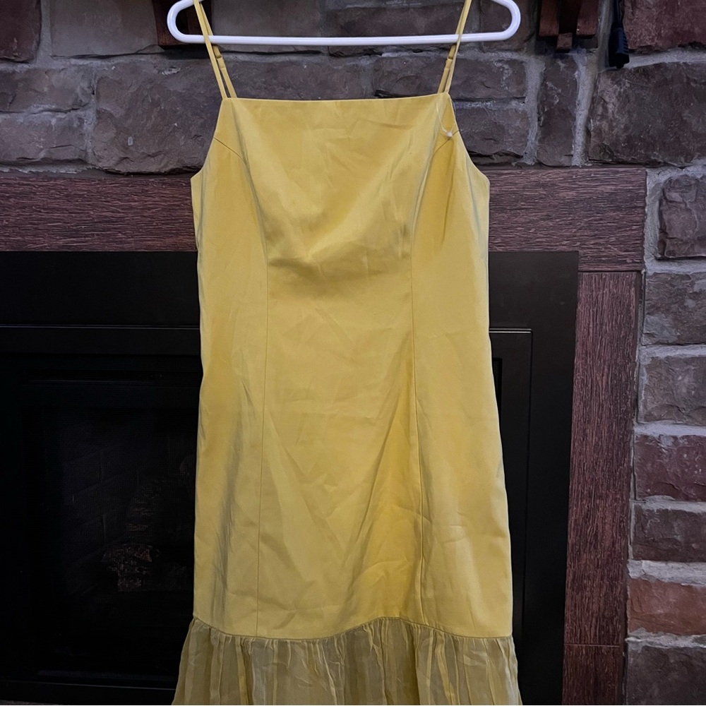 Azeeza Paloma Satin Chiffon Gown NWT Size Medium - Picture 4 of 8